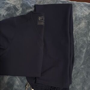 Figs Navy Blue Scrub Set